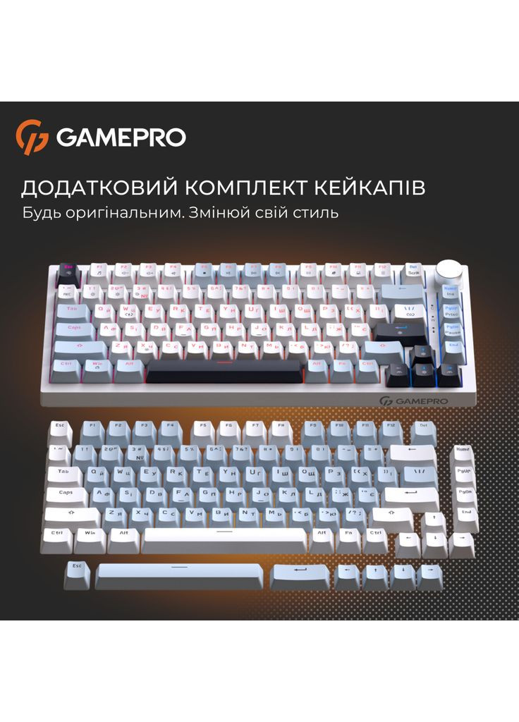 Клавиатура Genesis Warden MK160BL Outemu Swithes USB White (MK160BL) GAMEPRO (362669521)