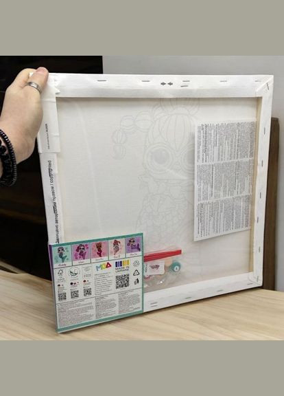 Картина за номерами з фарбами металік "L.O.L. Surprise! Mermaids. Miss Sea" 40х40 см Ідейка (369787528)