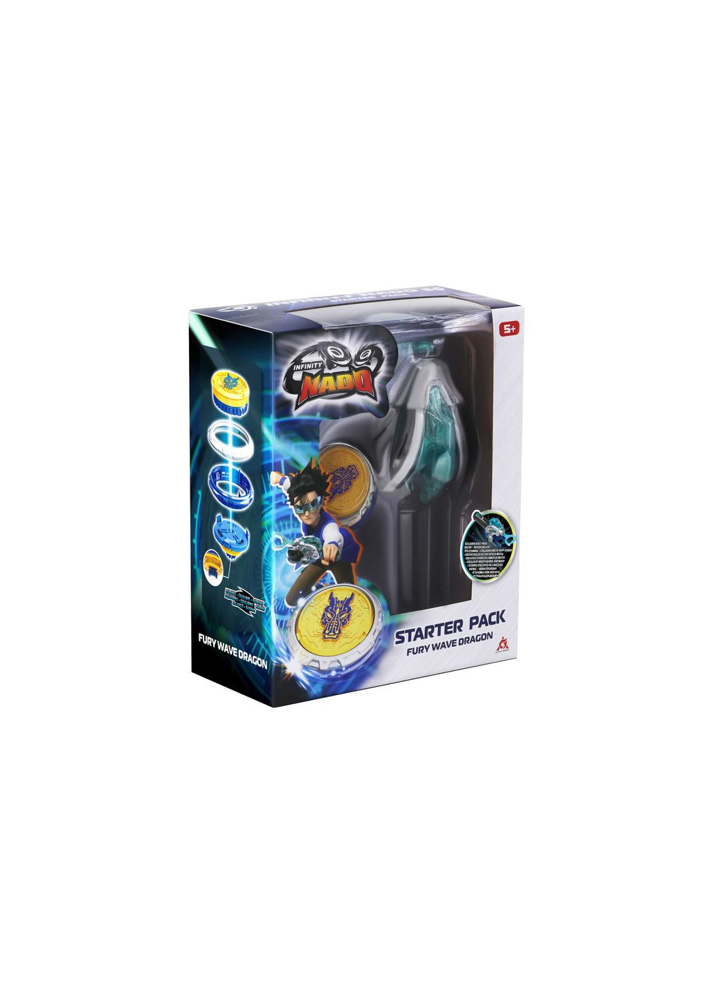 Волчок VI серия Starter Pack Fury Wave Dragon Февраль Дракон Infinity Nado (315349475)