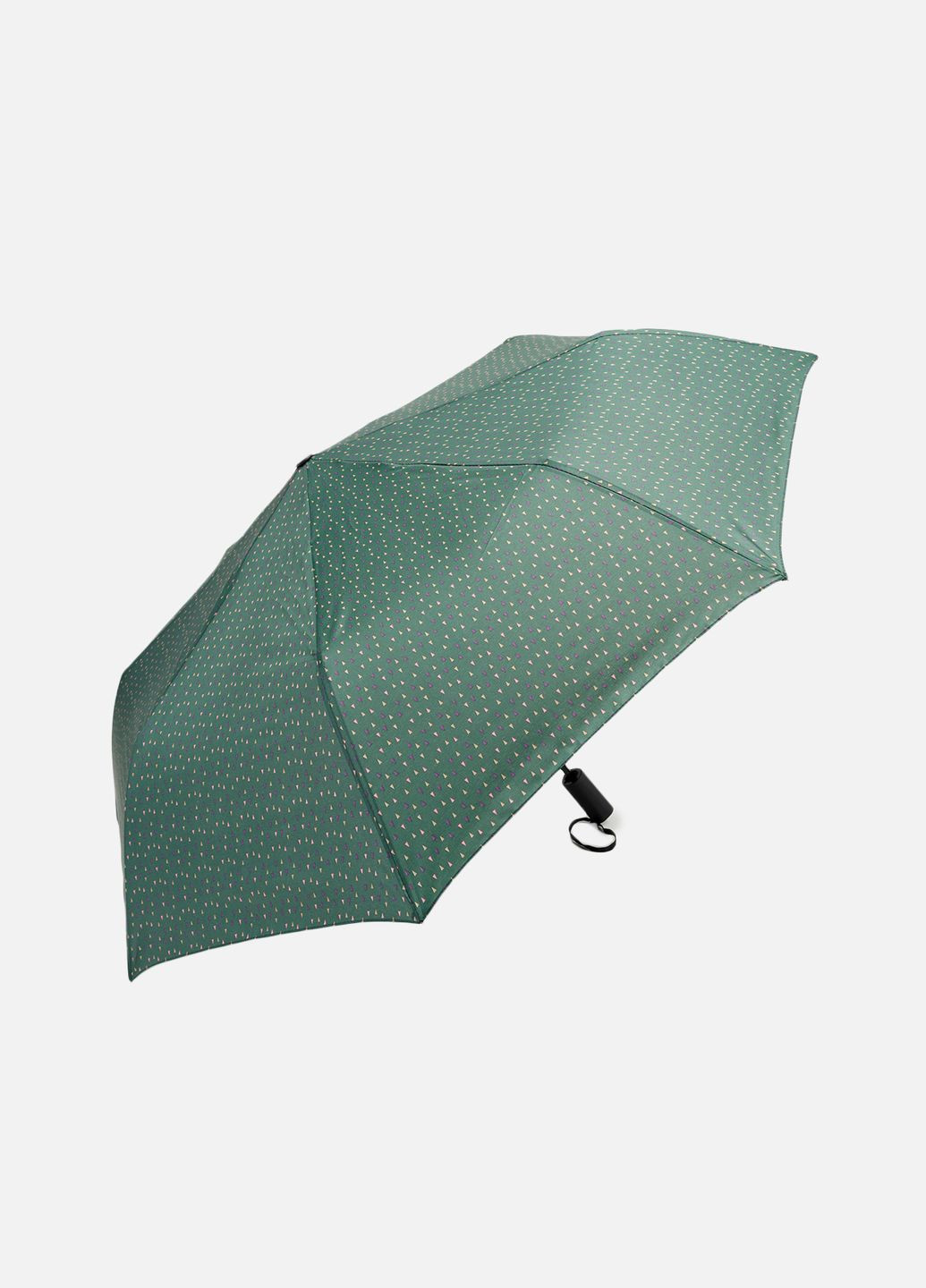 Зелёный женский полуавтоматический зонт цвет зеленый цб-00264301 (308790633)