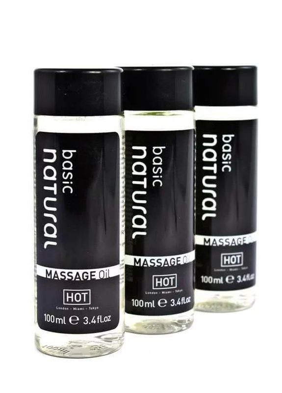 Массажное масло с Нейтральным ароматом NATURAL, 100 мл Hot (297397058)