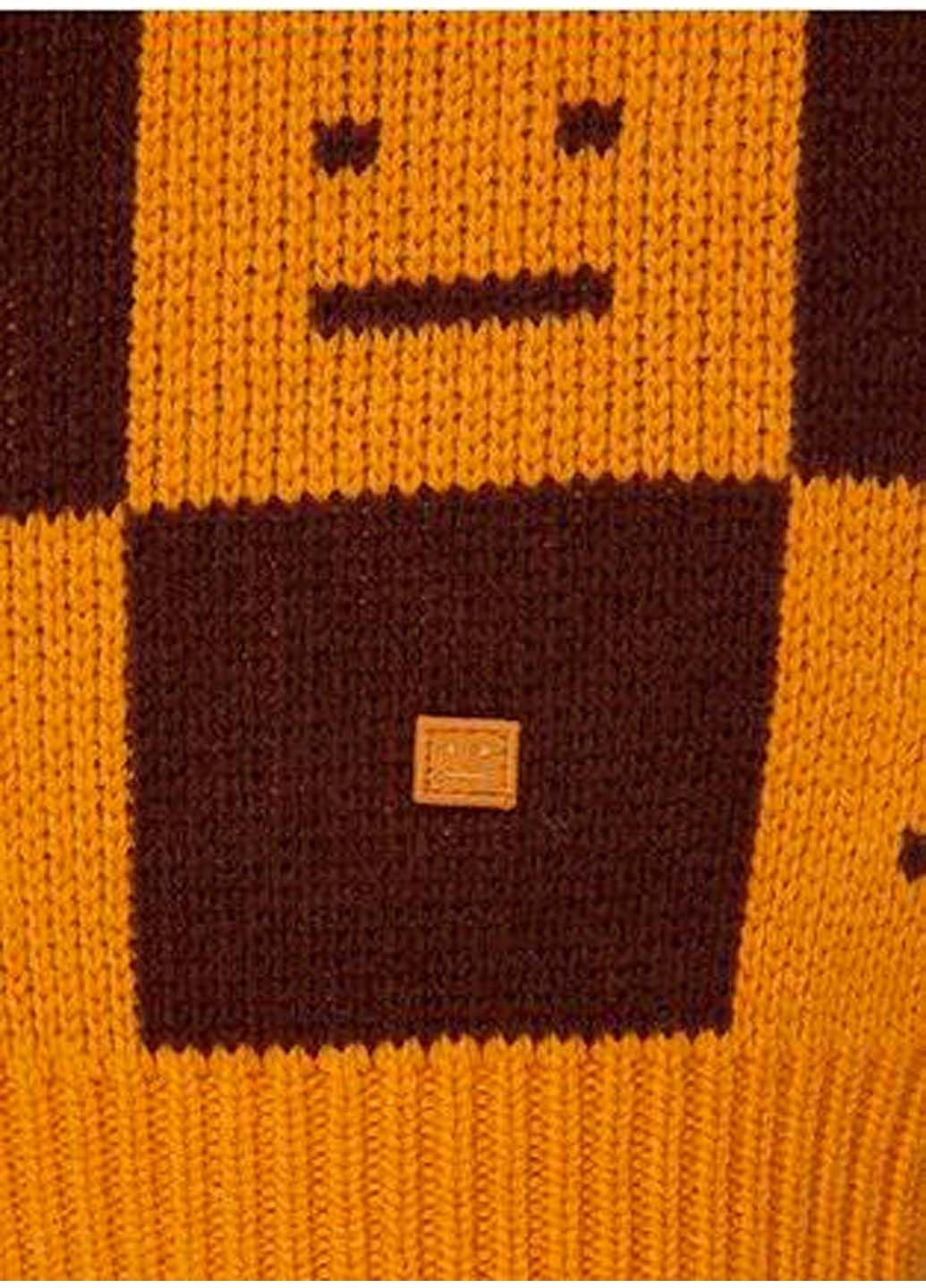 Комбинированный демисезонный свитер Acne Studios