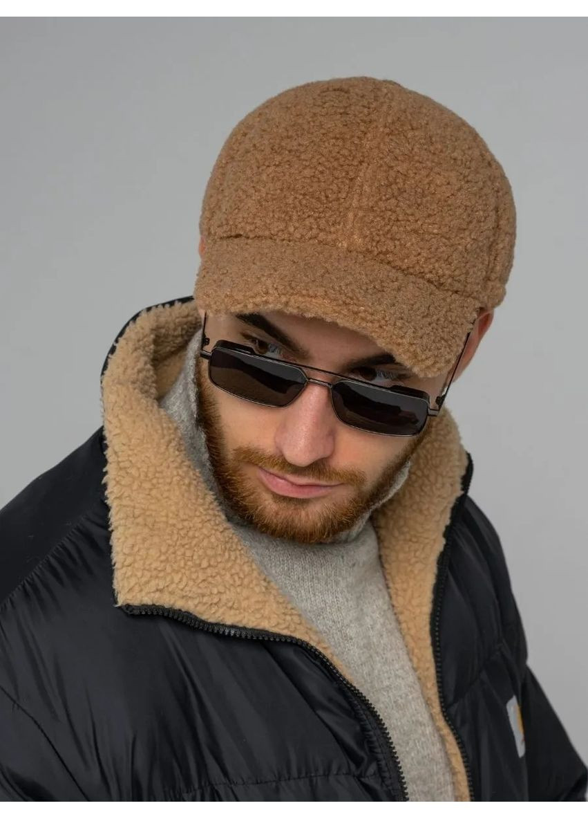 Жіноча зимова кепка з хутра - Баранець No Brand Зимова кепка (362893833)