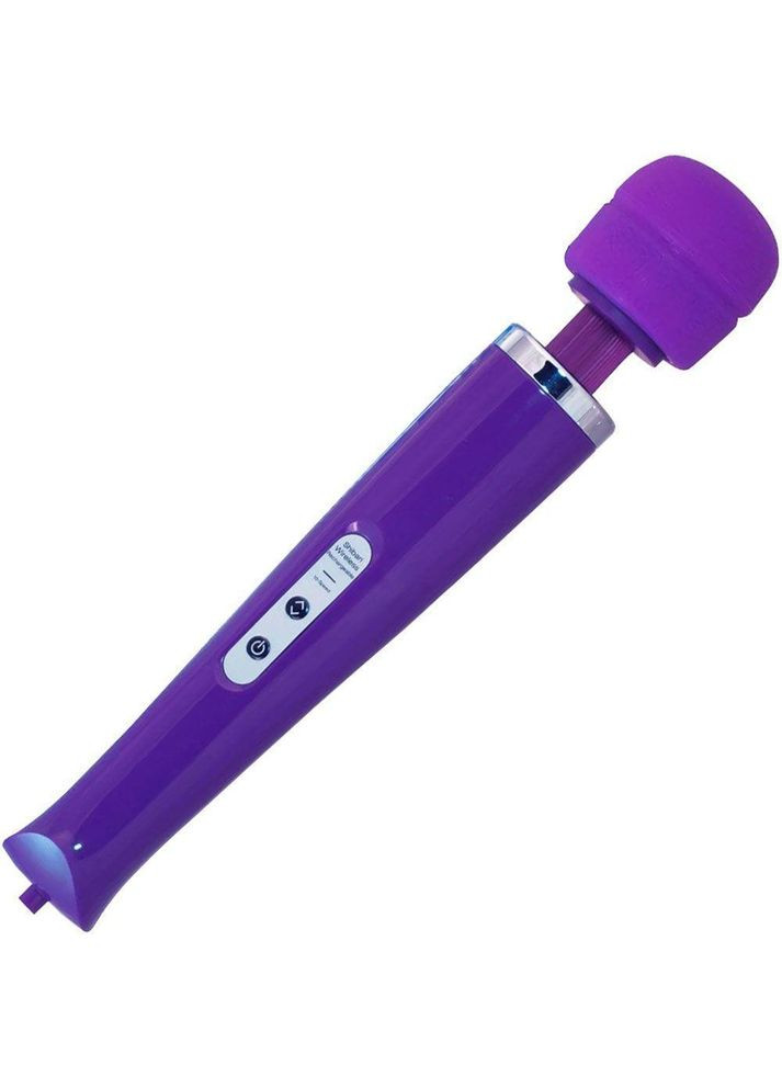 Вібратор мікрофон для клітора Hitechi Magic Power великий та потужний вібромасажер від мережі 220 Білий Hitachi (303880561)