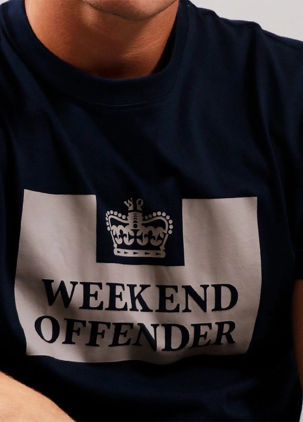 Темно-синя футболка mcmoney navy/dark stone Weekend Offender