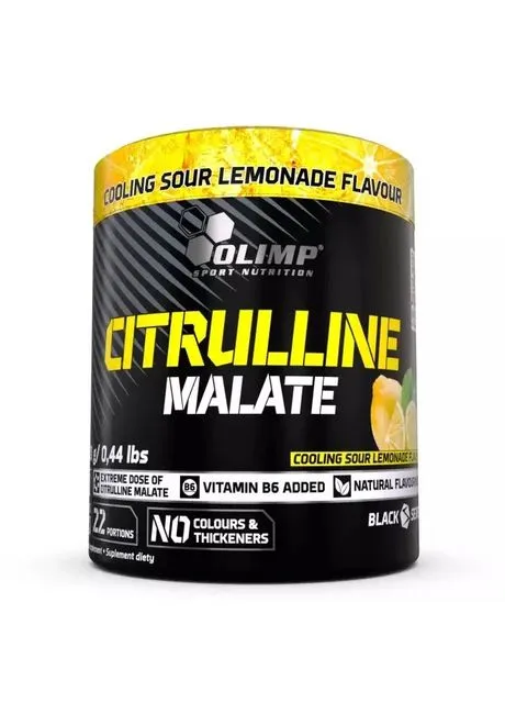 Цитрулин малат Citrulline Malate, охлаждающий кислый лимонад, 200 г Olimp Sport Nutrition (380511028)