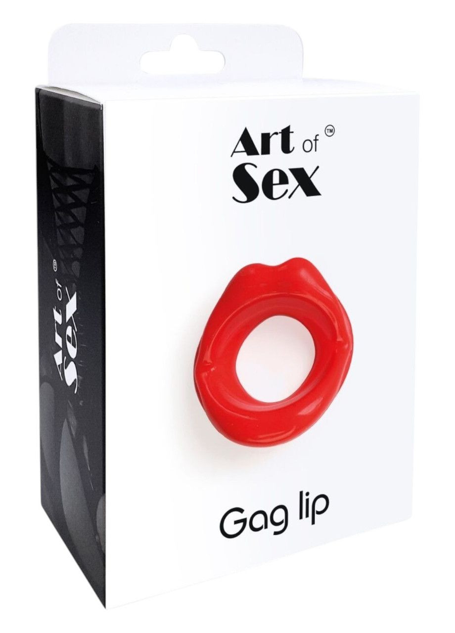 Кляп у формі губ червоний для орального сексу "Gag Lip" Art of Sex (314706979)
