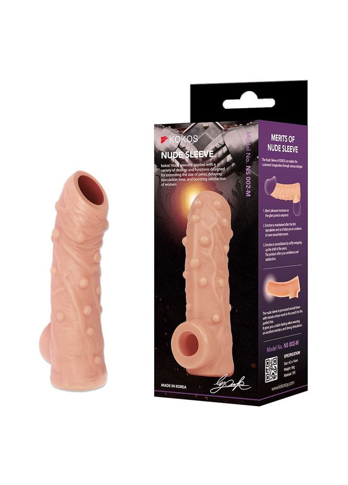 Насадка на член Nude Sleeve NS 002 M Kokos (369950407)