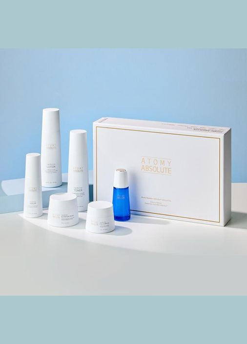 Набір Абсолют CellActive Корейської компанії Атомі. Антивіковий комплекс для догляду за шкірою обличчя. Atomy (303632564)