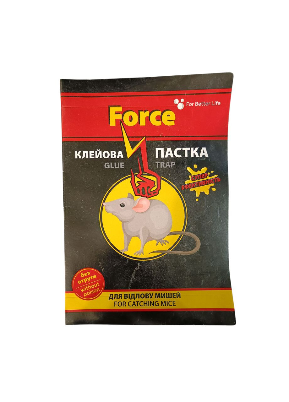 Клеевая ловушка от грызунов 350 х 250 мм Force (366237503)