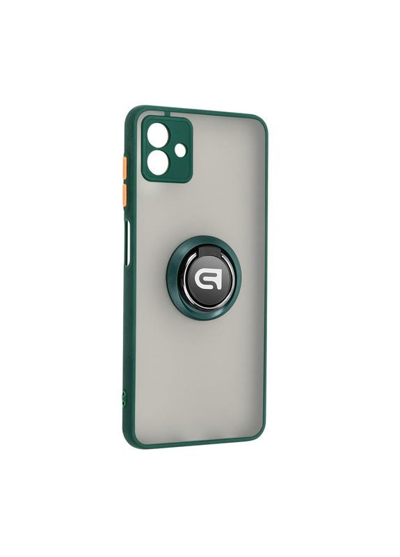 Чехол-накладка Frosted Matte Ring для Samsung Galaxy A04 SM-A045 Dark Green (ARM68343) ArmorStandart (341490348)