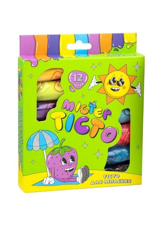 Набор для творчества Мистер тесто, 12 цветов () Strateg 41002 (335973364)