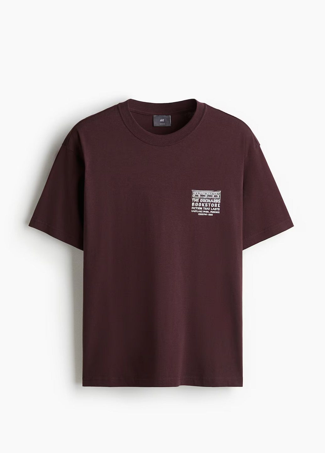 Бордова футболка H&M