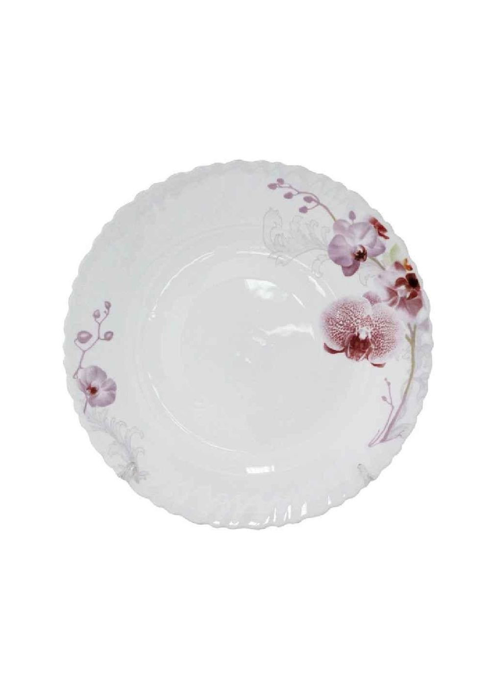 Тарелка 10 Розовая орхидея 61099 (6шт в уп.) 30072 ТМ SNT (305203836)