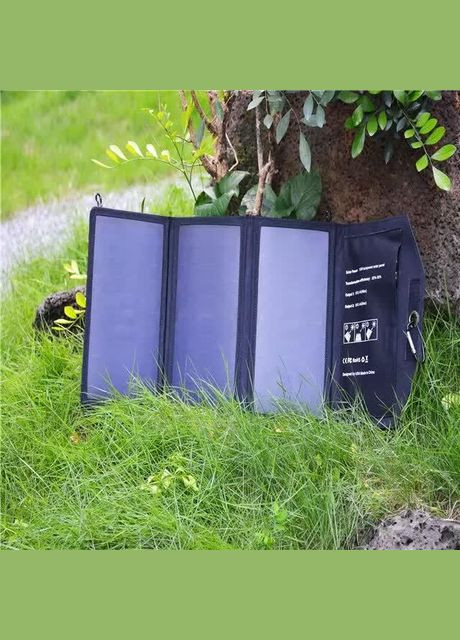 Панель солнечная складная портативная SPW17 30W Foldable Solar Panel Black VHG (334305016)