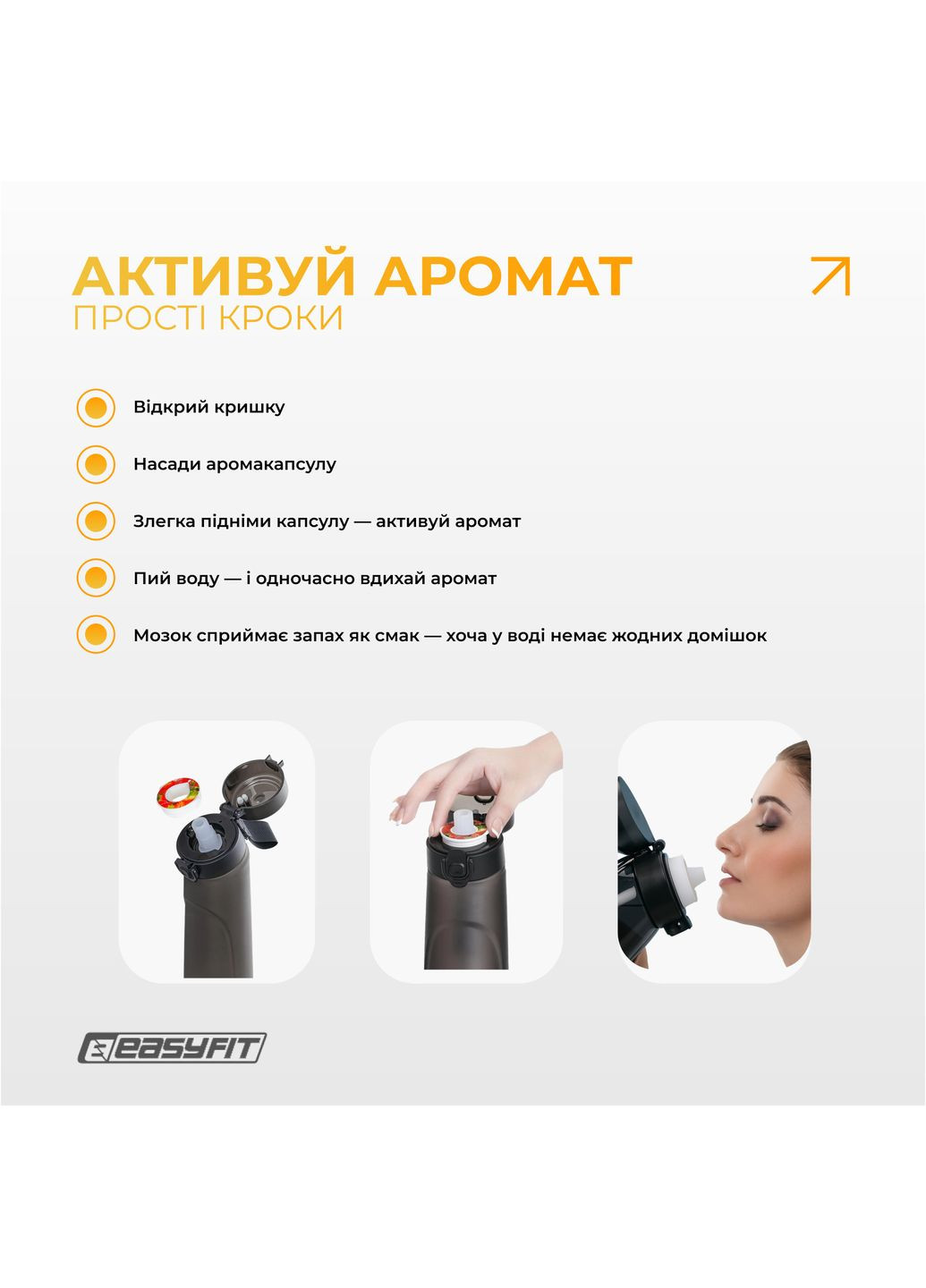 Капсула “Ананас” для бутылки Air Up (A-034799) EasyFit (365813376)