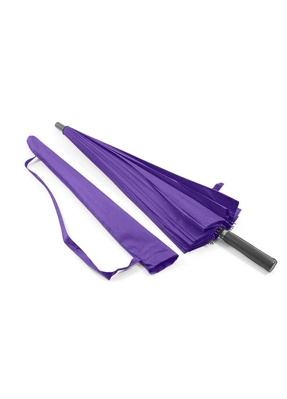 Фиолетовый механический зонт t-1001 purple 24 спицы женский одноцветный от дождя 10шт Lesko (397833256)