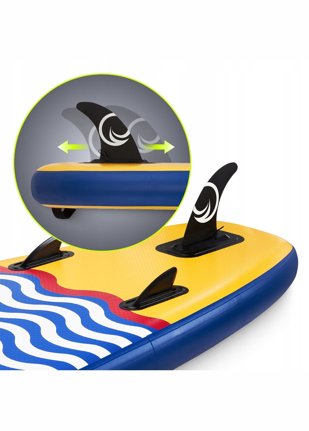 Надувная SUP доска 350 см с веслом Wave T04 () TSUNAMI P-5907739314239 (342758405)