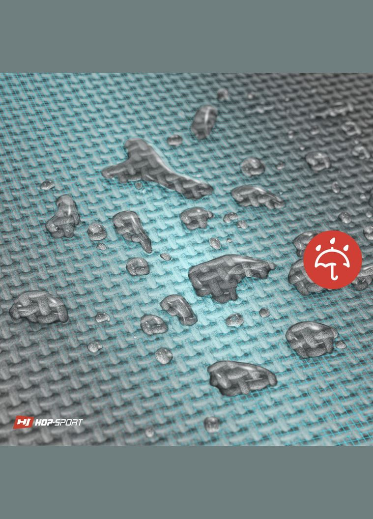 Мат-пазл EVA 2см HS-A020PM - 4 частей черно-серый Hop-Sport (301865583)