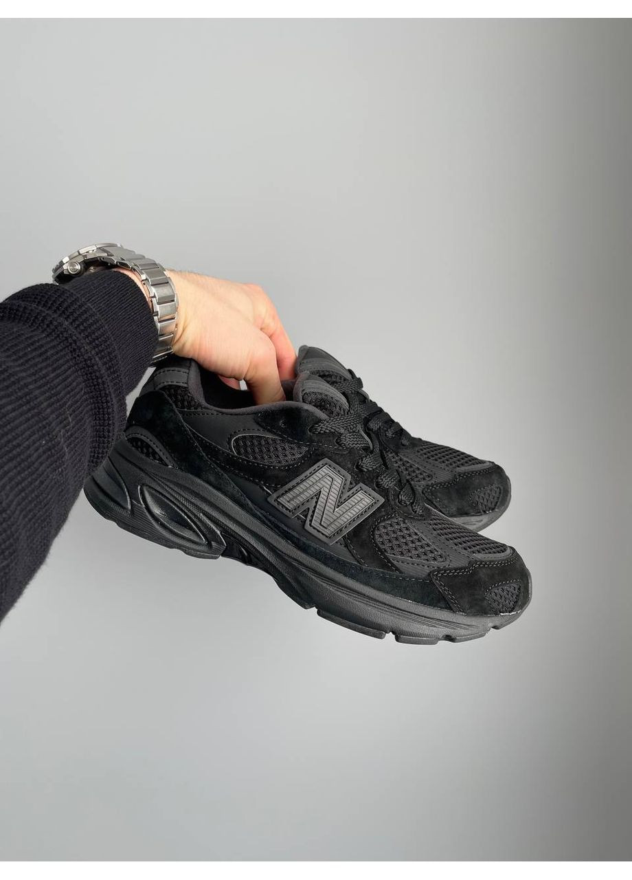 Чорні Осінні кросівки чоловічі new balance 2010 black | нью баланс 2010 чорні No Brand