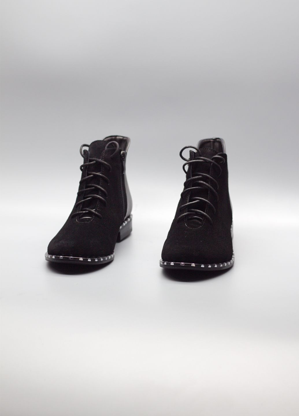 Осенние ботинки женские из натуральной замши Zlett из натуральной замши