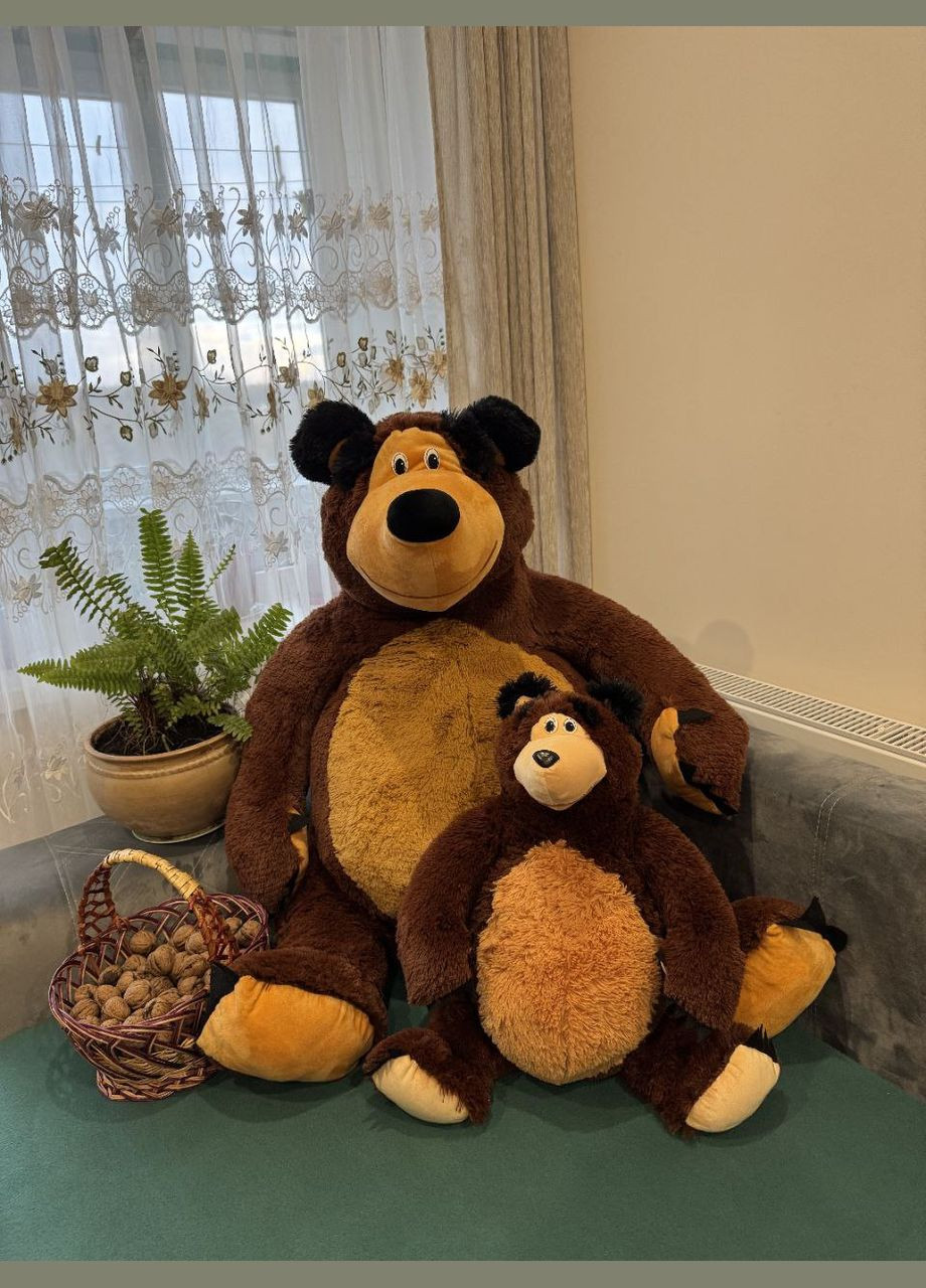 М'яка іграшка Ведмедик з мультику "Маша і ведмідь" 85 см/150 см No Brand (339672685)