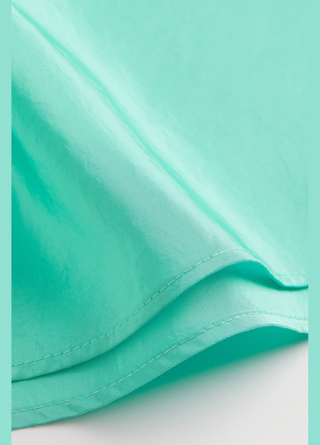 Бирюзовое повседневный платье H&M однотонное