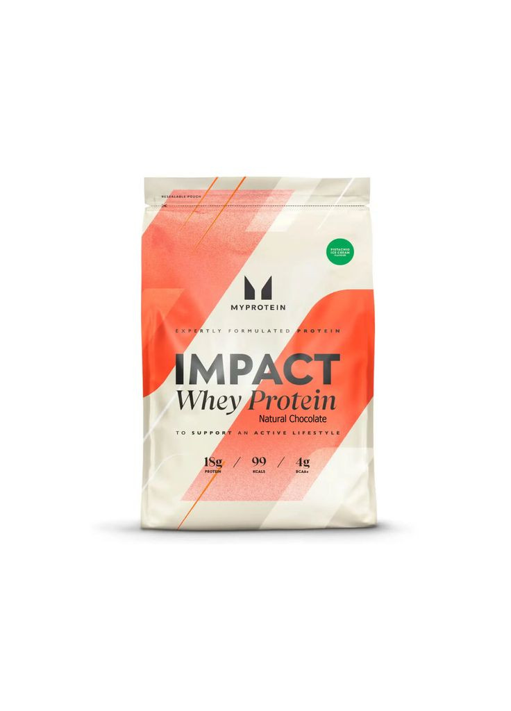Impact Whey Protein - 2500g Natural Chocolate (натуральний шоколад) концентрат сироваткового протеїну My Protein (283622413)