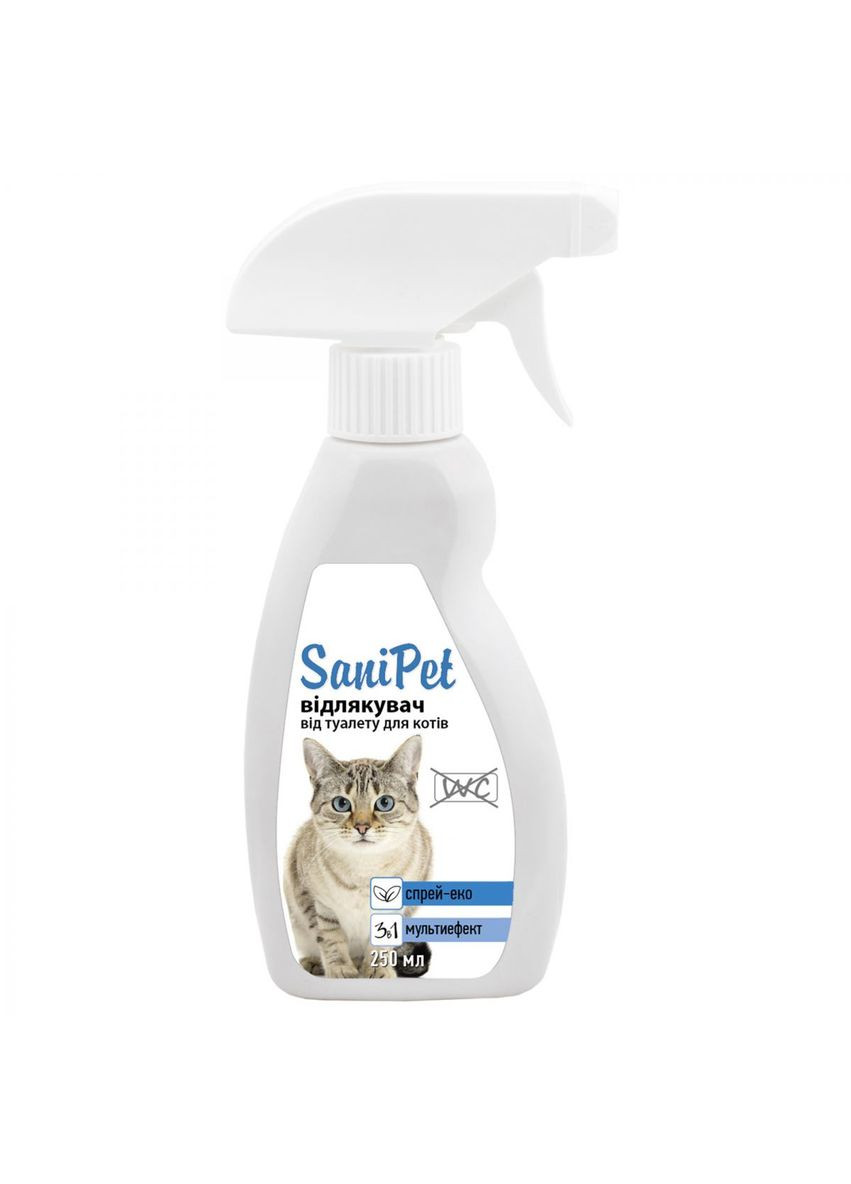 Спрейотпугиватель для кошек Sani Pet 250 мл, для защиты мест не предназначенных для туалета ProVET (292114860)