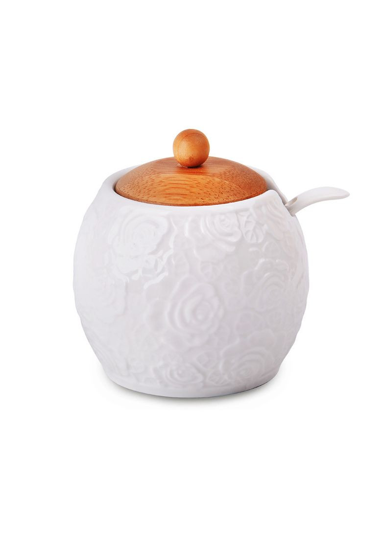 Сахарница фарфоровая Розы 9х9х11 см 944-002 Lefard (346152319)