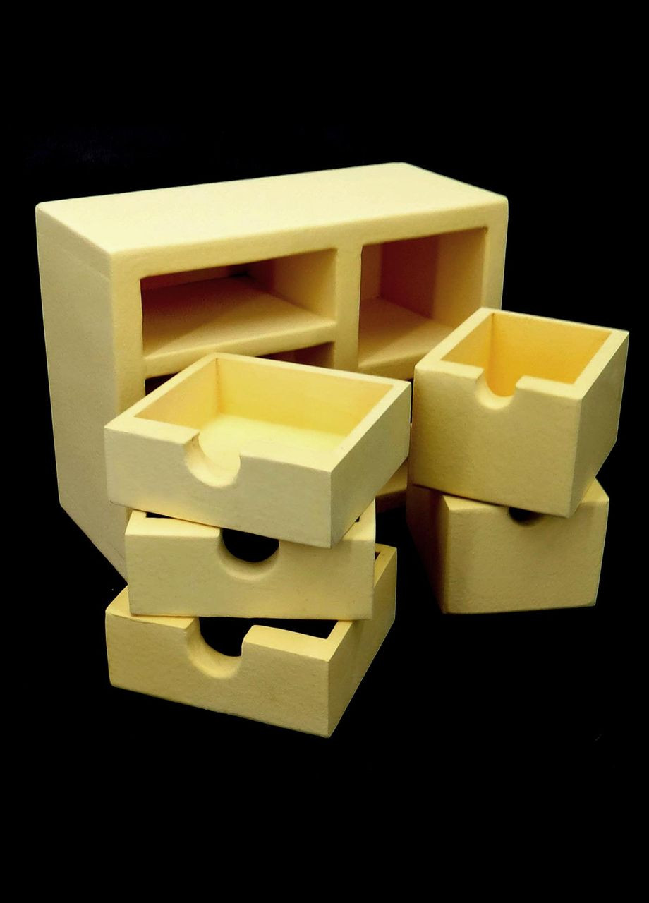 Мини-комод из дерева Берхала лимонад (МНК-008351) No Brand (328225234)