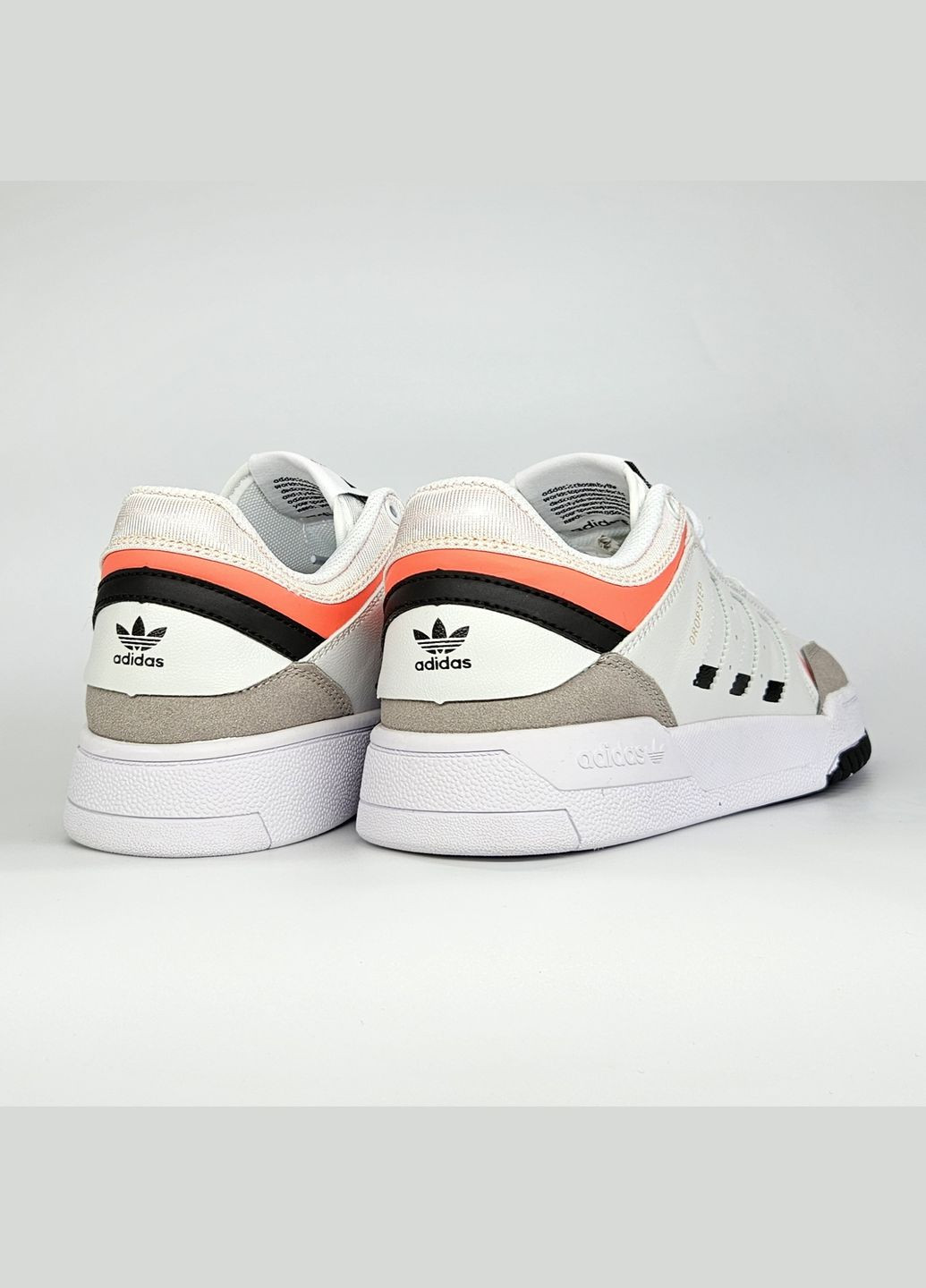 Кроссовки женские и мужские Adidas Drop Step low white | Адидас Дроп Степ белые No Brand белые демисезоны (307397805)