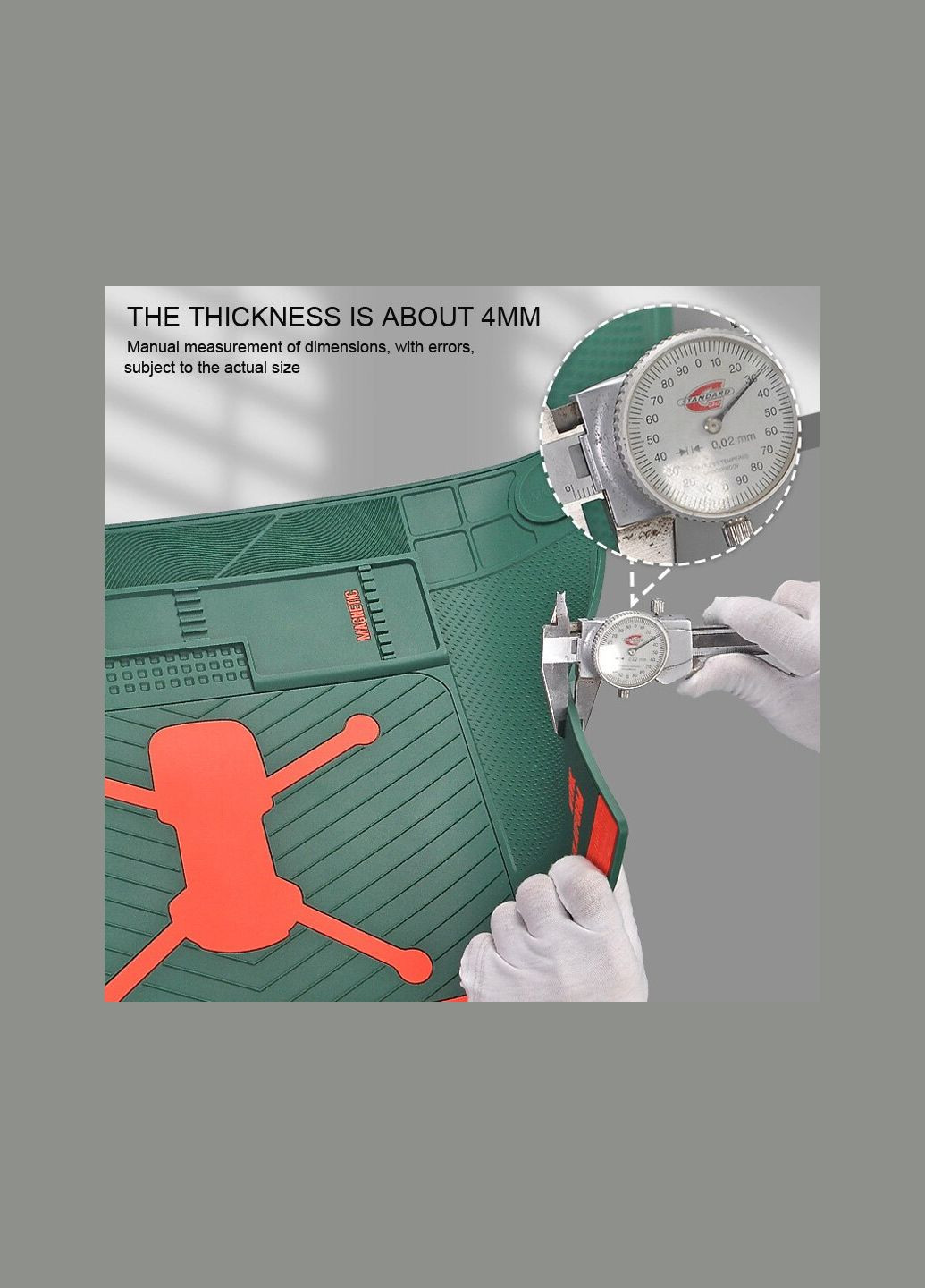 Килимок пластичний ПВХ TE-619 для ремонту смартфонів, дронів, техніки / 515x365 мм / 120°C / Blue No Brand (322567079)