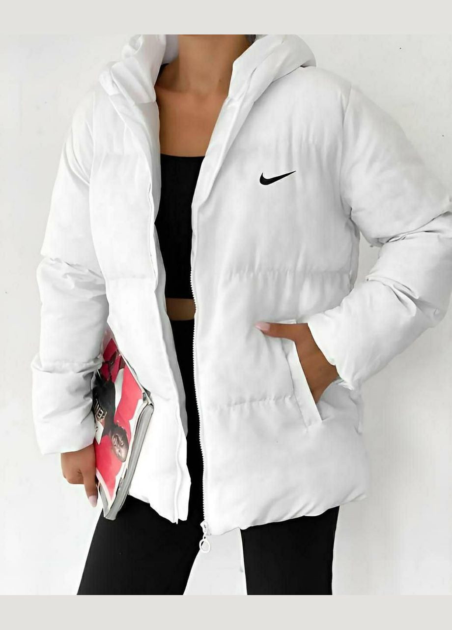 Біла зимня зимова куртка No Brand
