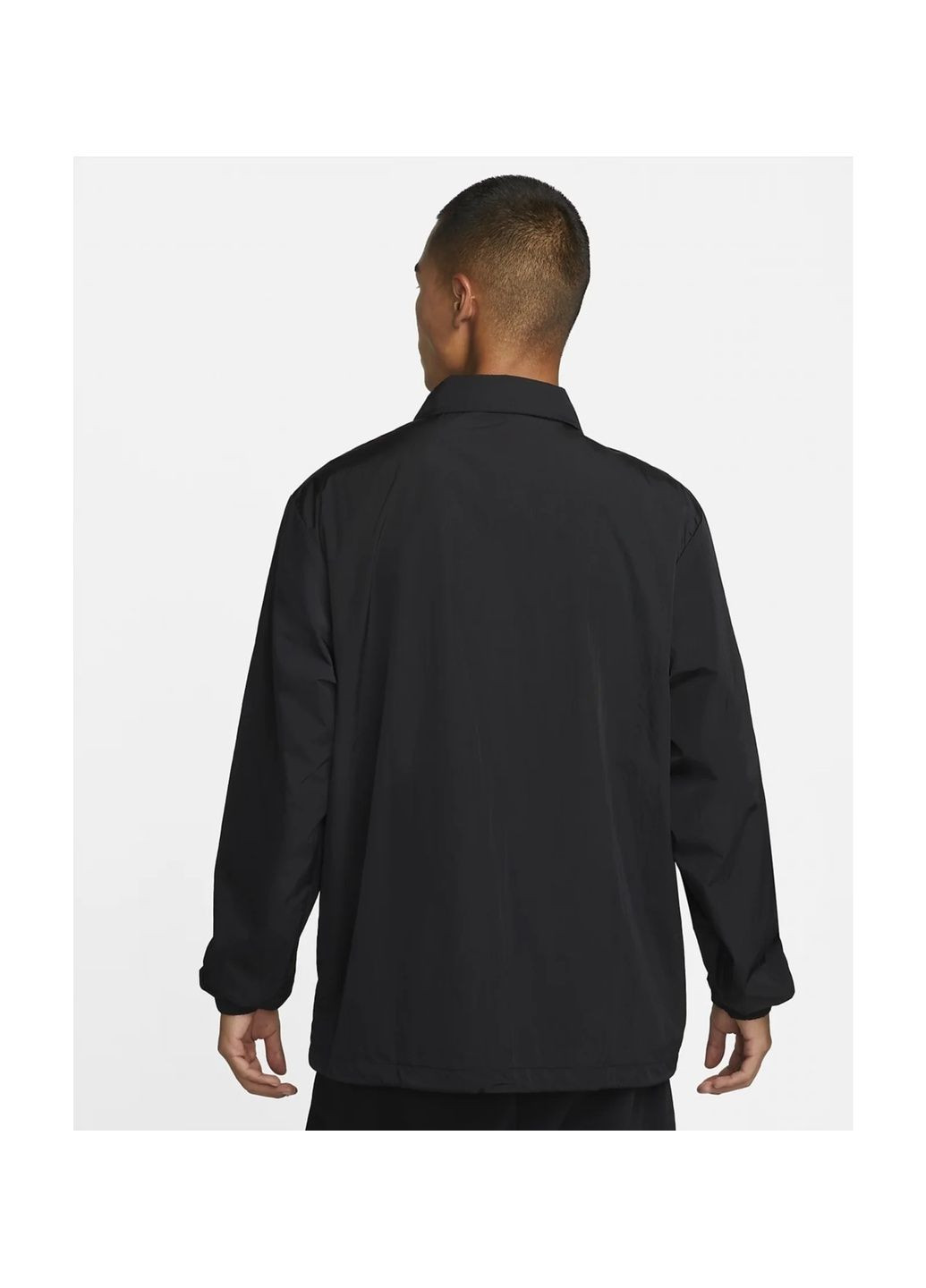 Чорна куртка чоловіча sportswear authentics mens coaches jacket black Nike