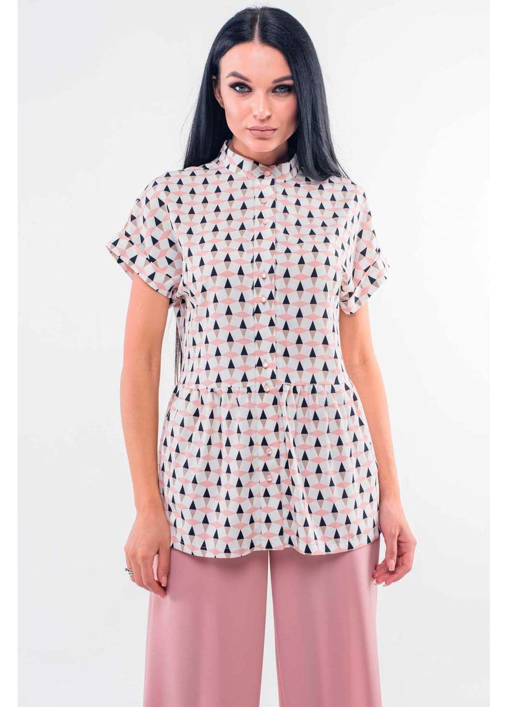 Комбинированная блузка Ри Мари