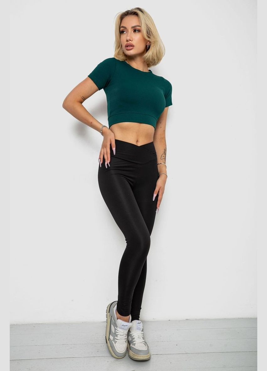 Футболка - топ женская в рубчик,, Ager - (338782681)