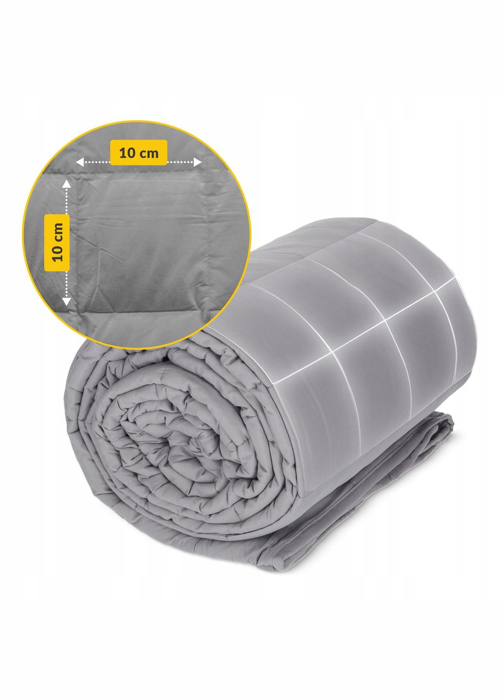 Одеяло тяжелое (отягощенное) 13.6 кг 200 x 200 см Grey (P-5905973405737) 4FIZJO (333652159)