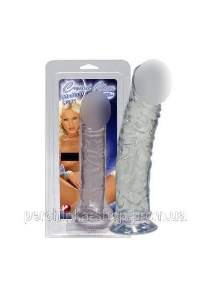 Фалоімітатор на присосці, Crystal Clear Medium Dong INTERSHOP Orion (341303669)