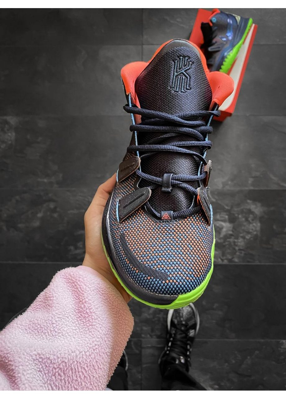 Чорні Осінні кросівки чоловічі nike kyrie 7 anime найк кайрі No Brand