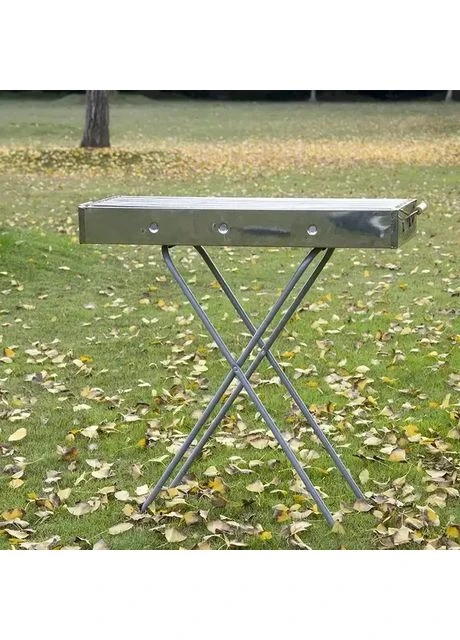 Переносний мангал BARBECUE TRAY 770T MD-008 809 (80*30*78см) Domotec (363832359)