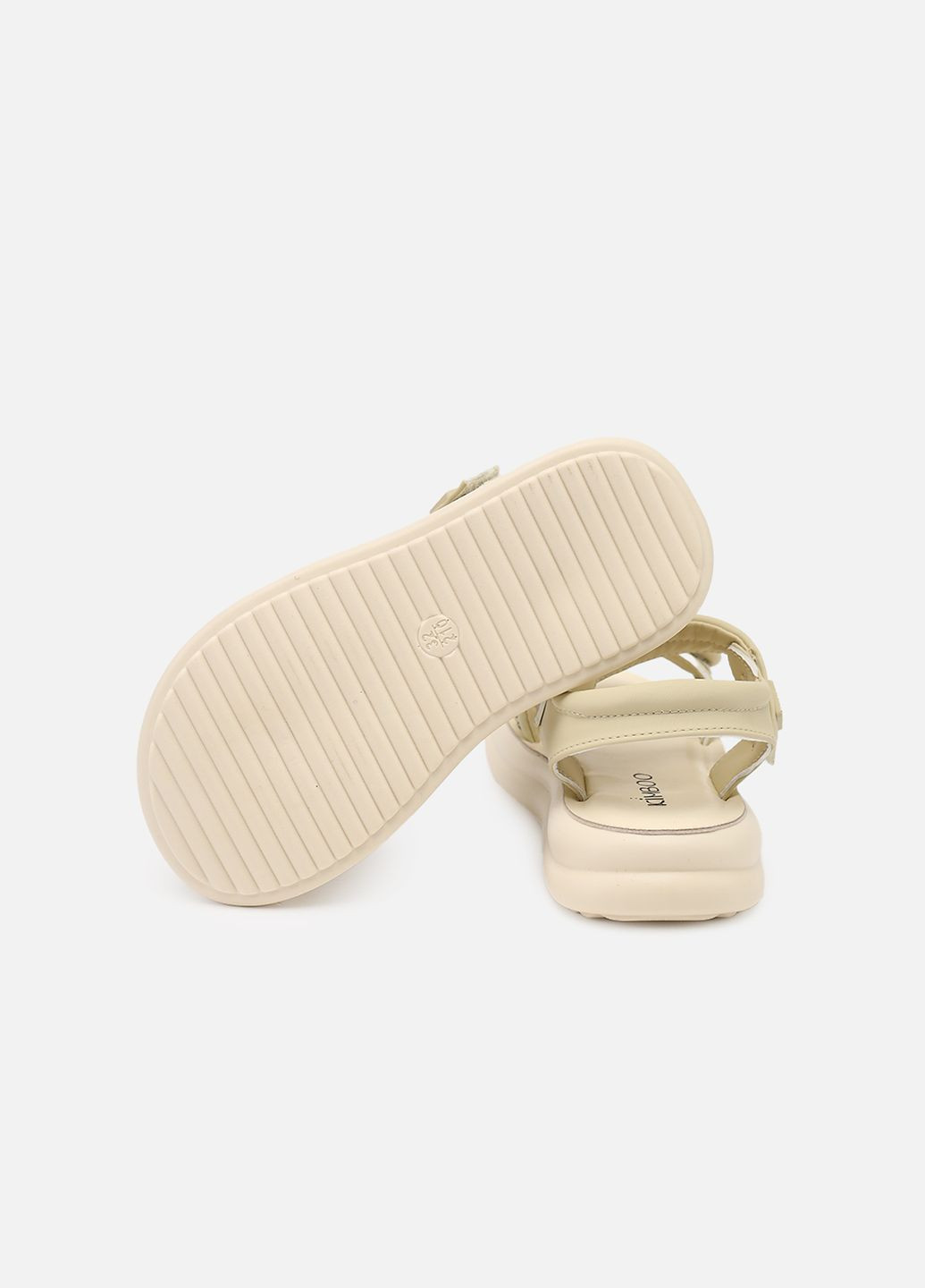 Оливковые босоножки для девочки цвет оливковый цб-00275312 Kimboo