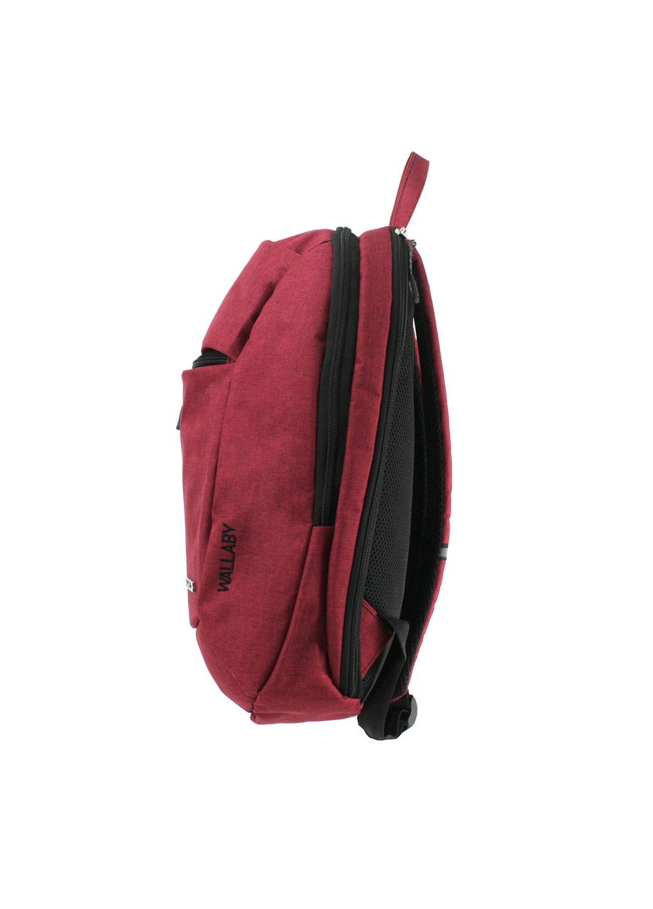 Міський рюкзак з відділенням для ноутбука бордовий Wallaby (269994667)