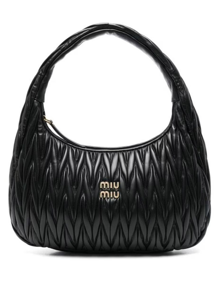 Жіноча сумка Miu Miu 3525 велика чорна No Brand (367041156)