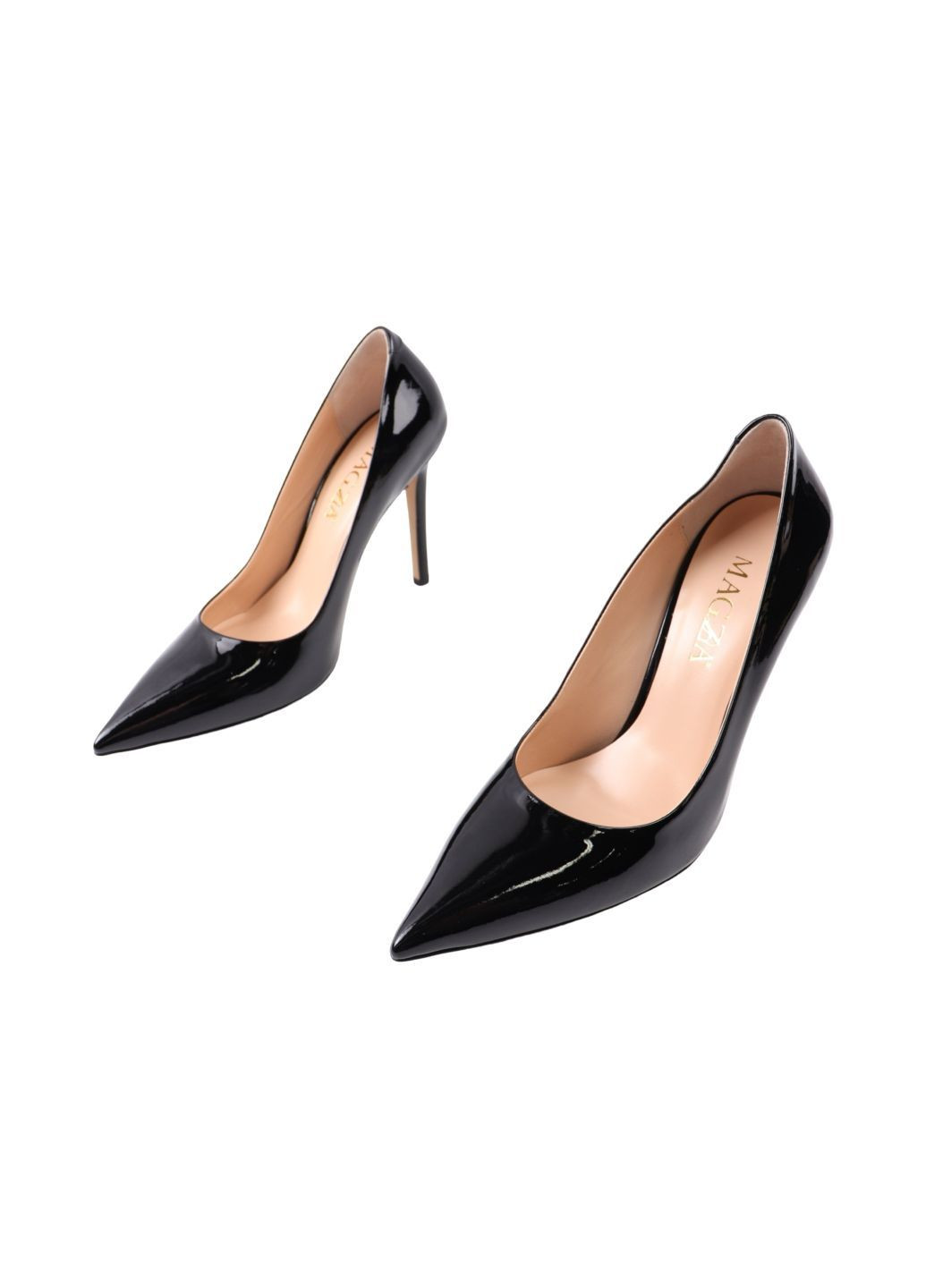 Magza Туфлі жіночі чорні натуральна лакована шкіра чорний з, туреччина — (297519318)