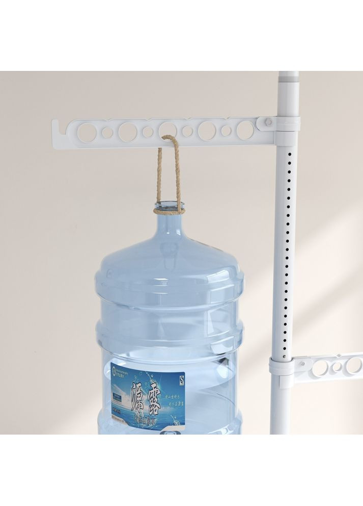 Сушарка для білизни Easy Dry вертикальна регульована від підлоги до стелі ED-1287 White No Brand (350349288)