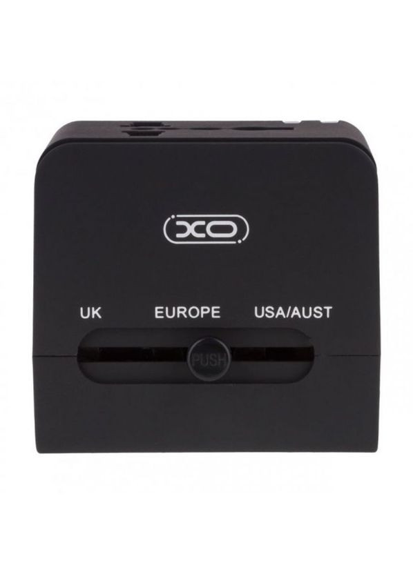 Сетевой адаптер (переходник) WL01 UK, EU, US black XO (322706418)