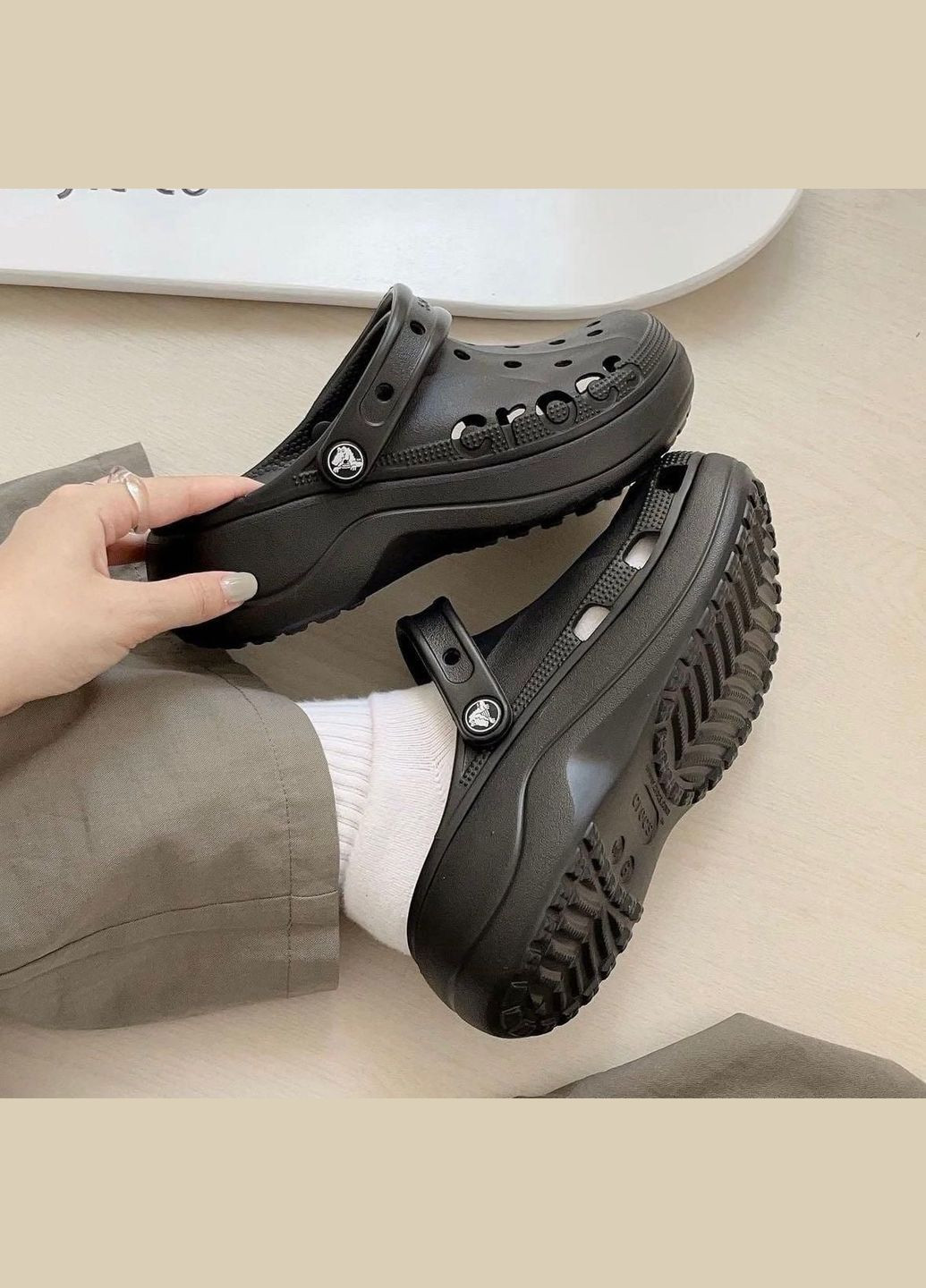 Clog Крокс Платформа Бая Клог Crocs Baya Platform (326634489)