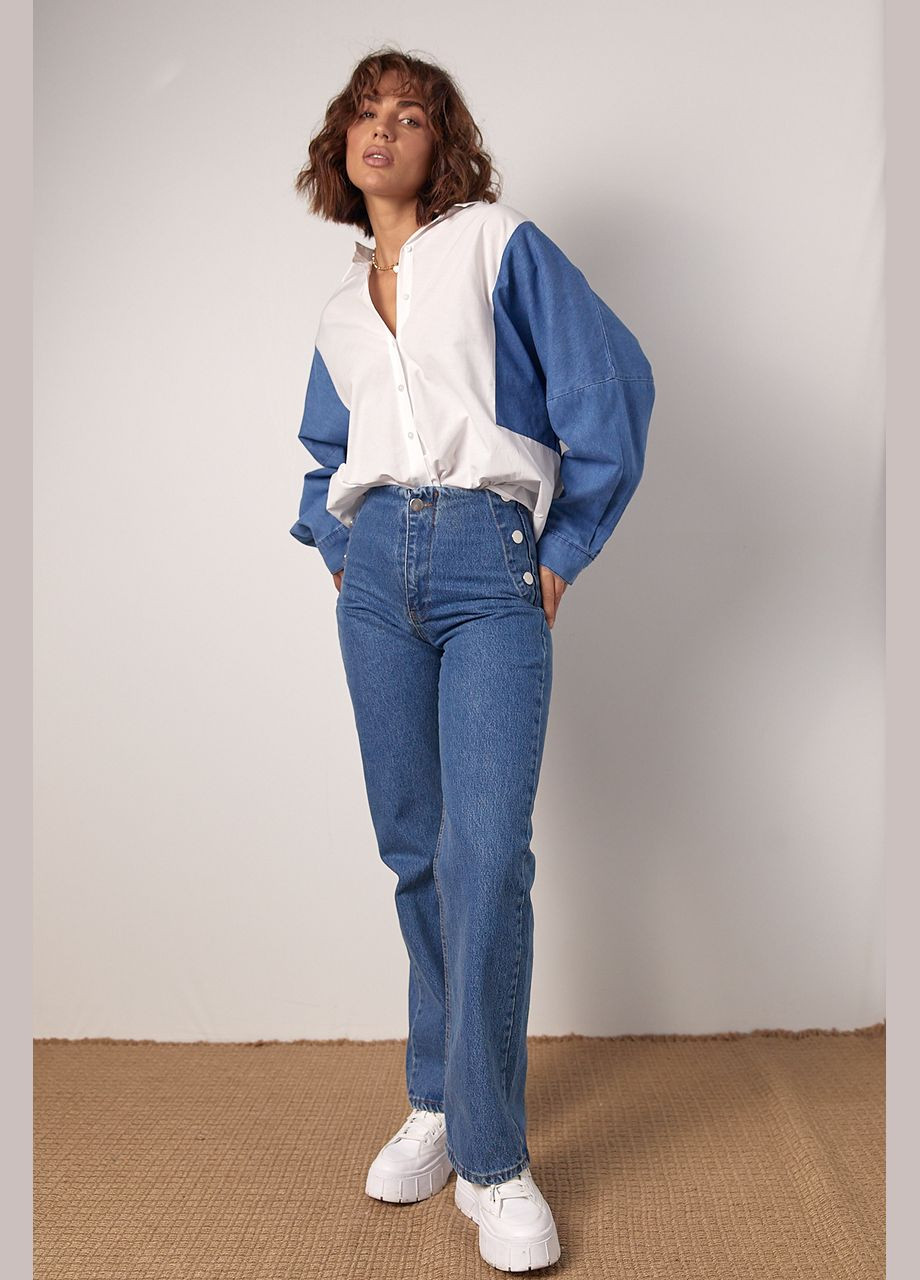 Белая рубашка Lurex