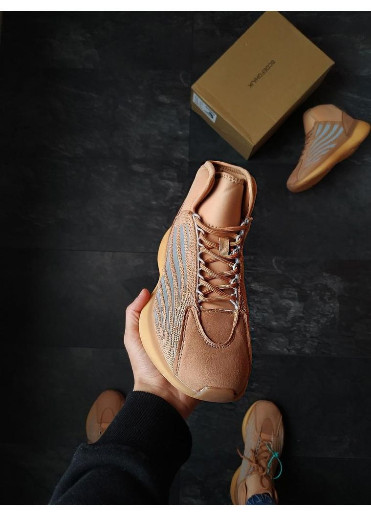 КРОСІВКИ ЖІНОЧІ ADIDAS YEEZY BASKETBALL QUANTUM BEIGE АДІДАС ІЗІ БУСТ No Brand бежеві демісезони (369389723)